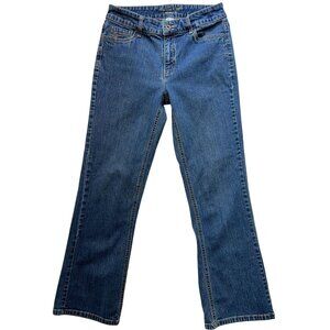 Christopher Banks Women's Modern Fit Bootcut Jeans Stretch 4S Denim Blue